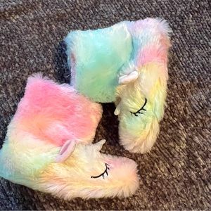 Unicorn slippers - girls